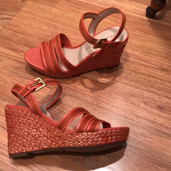 Franco Sarto Shoes - NEW Franco Sarto Wedges. Pumpkin color.
